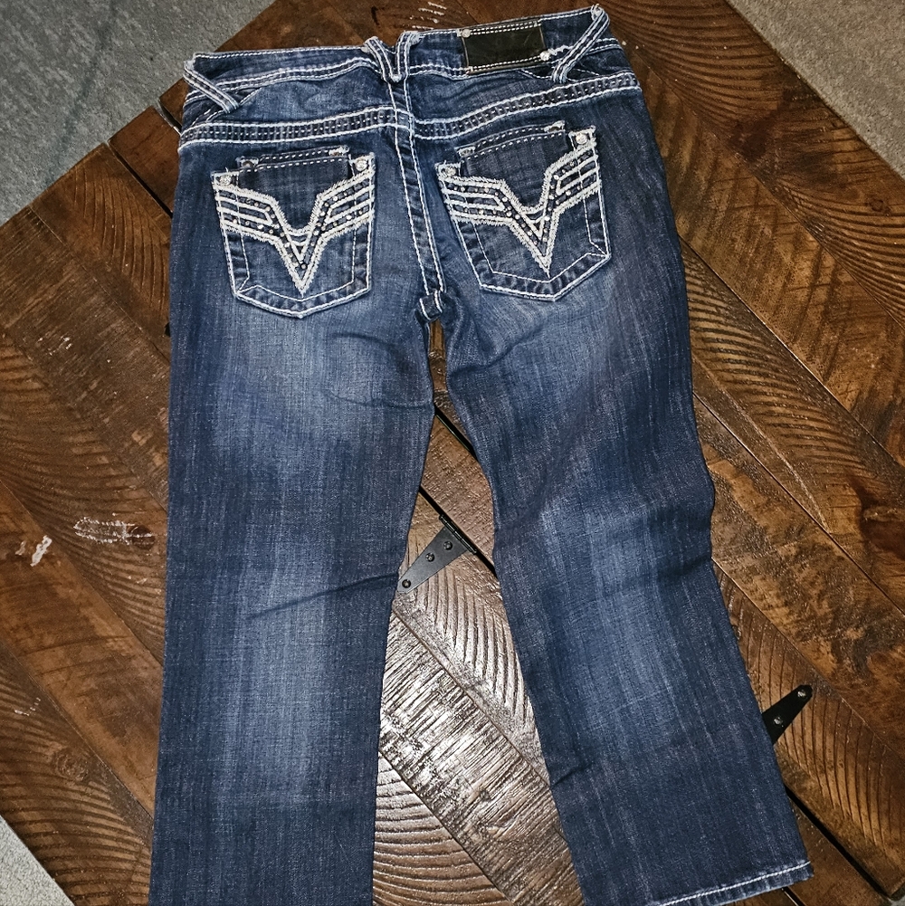 Chic Dark Blue Boot Cut Women's Jeans